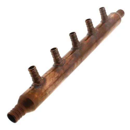 Sioux Chief 672X0599 Copper Manifold w/ 1/2 inches PEX Outlets and 3/4 inches PEX Inlets