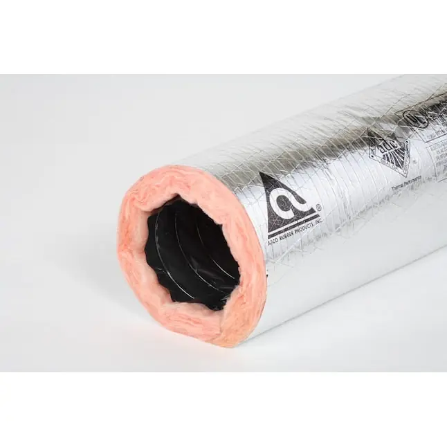 ATCO RUBBER PRODUCTS 13602508 Insulated Flexible Duct 8-in x 25 ft