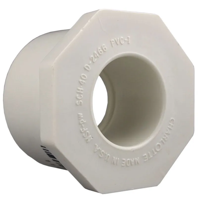 Charlotte Pipe PVC 02107 1050 Reducing Bushing 1-1/2-in x 1/2-in