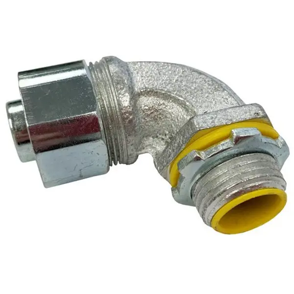 Morris 15186 Malleable Liquid Tight Connectors 90 Degrees 2 Inches