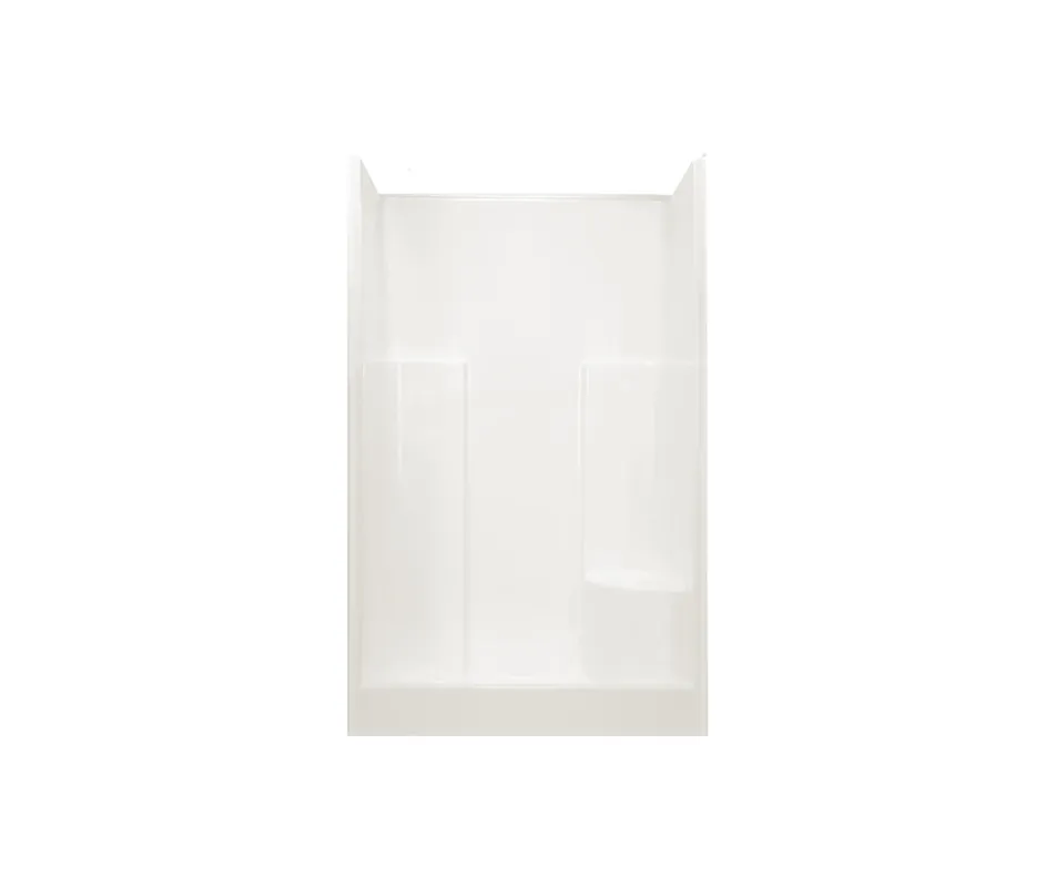 Clarion Bathware RE5843L/S-WH Shower 48 x 36 Alcove Center Drain