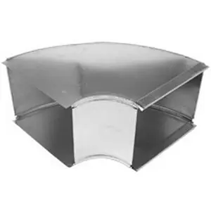Gray Metal South 10X8-122SD Long Way Slide/Drive Trunk Elbow 10 x 8 Inch