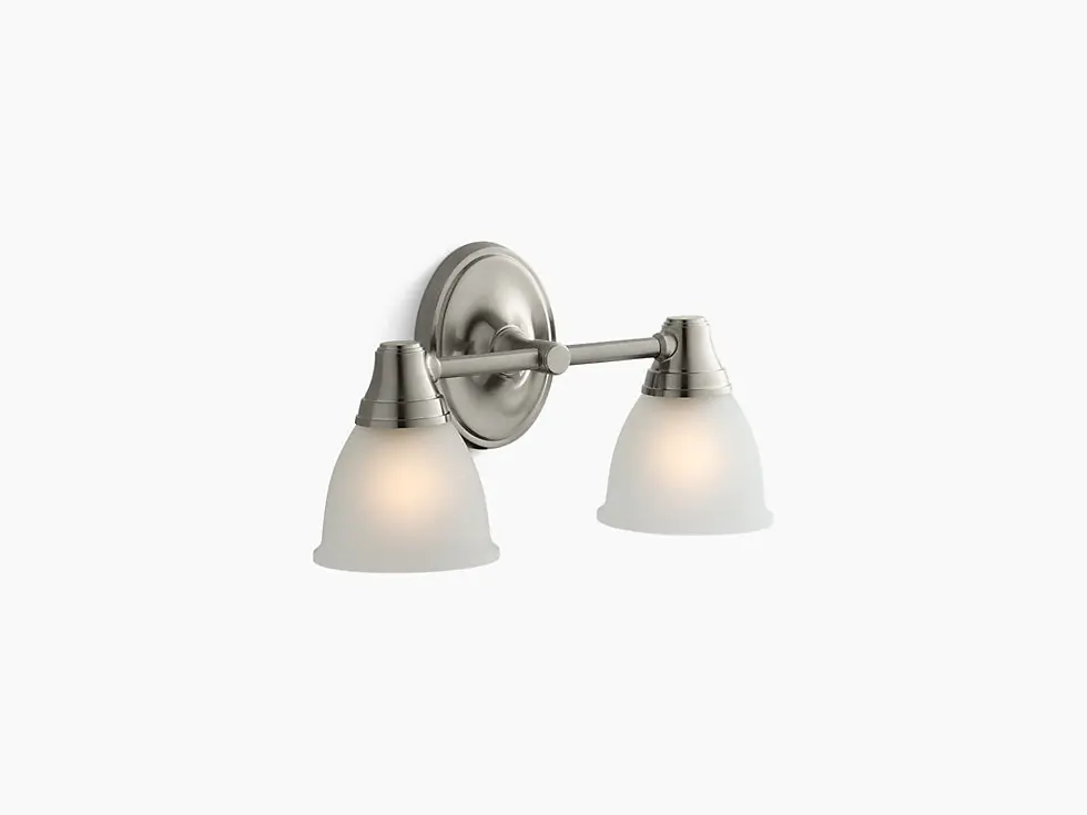Kohler K-11366-BN Forte Transitional Double Wall Sconce 100W