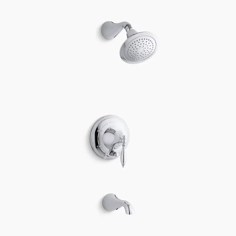 KOHLER K-T312-4M-BN Finial Rite-Temp Pressure-Balancing Bath and Shower Trim Set