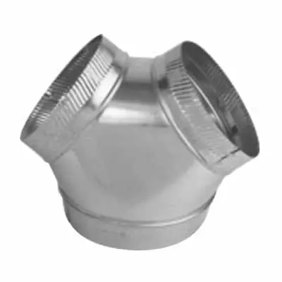 Gray Metal South 6X6X6-307 Wye Branch 6x6x6 (12/BOX)