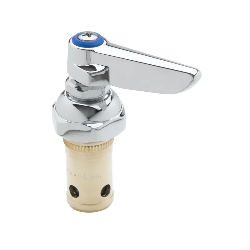 T&S Brass 002711-40 Eterna Spindle Assembly, Spring Check, Left Hand (Cold), Lever Handle, Screw