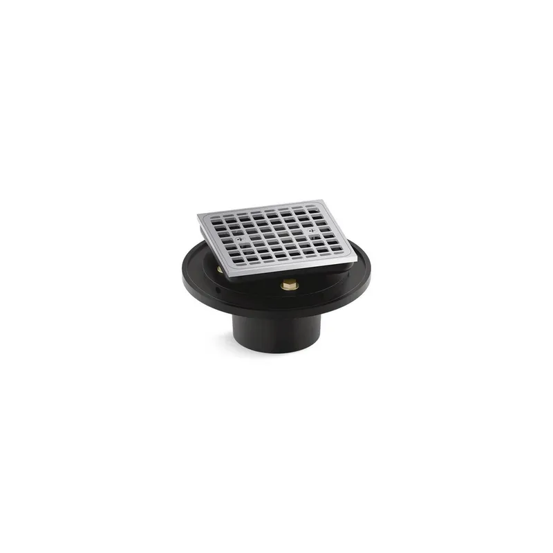 Kohler K-22673-BN Square Design Tile-In Shower Drain