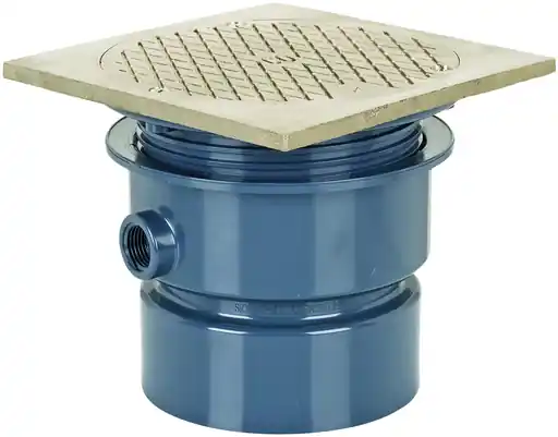 SIOUX CHIEF 852-4PNQ Adjustable Cleanout Square 4 in