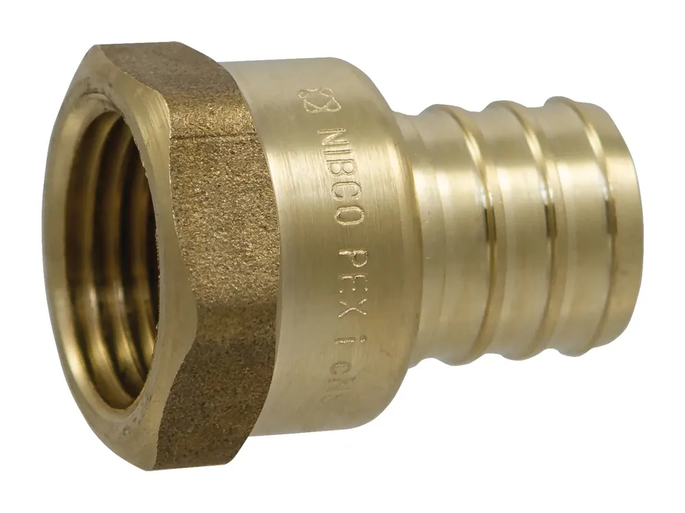 NIBCO NP26B-LF PEX Lead-Free Brass Non-Swivel Adapter