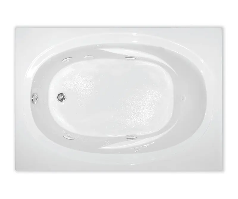 Aquarius RN TAHI 5 WP TAHI 5 60 X 42 Acrylic Drop-In Whirlpool Bathtub