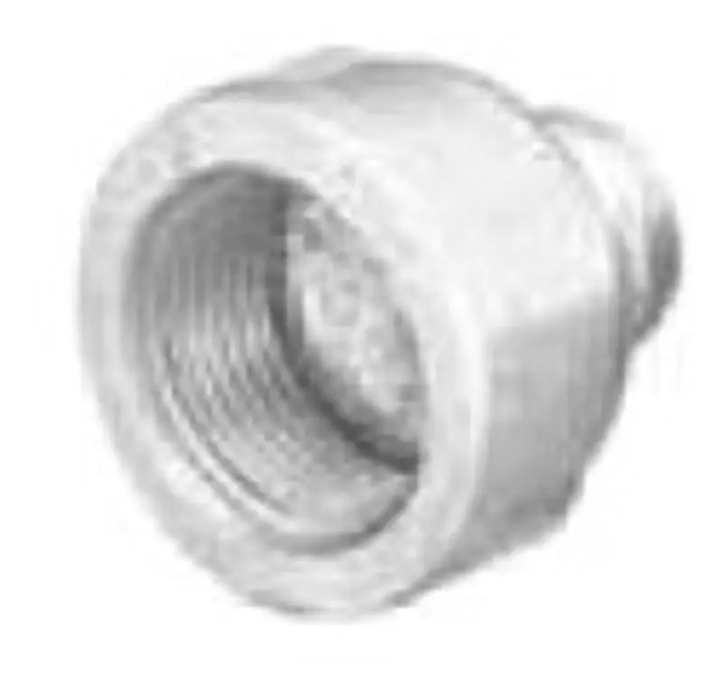 Matco-Norca ZMGCPR0401 3/4 inches X 1/4 inches Galvanized Mallable Red Coup