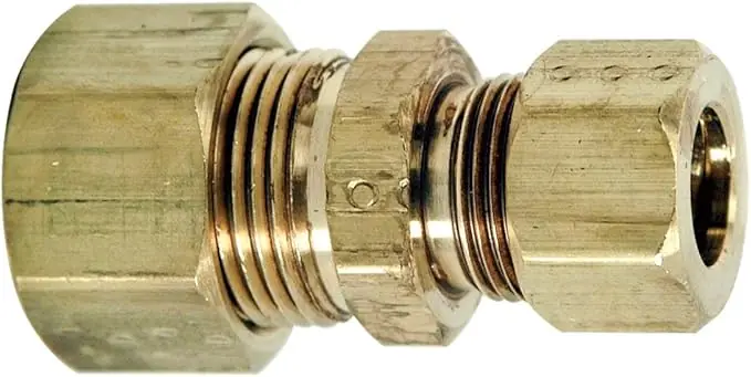 Brass 62-8-6 O.D. Tube x 3/8 in. O.D. Tube