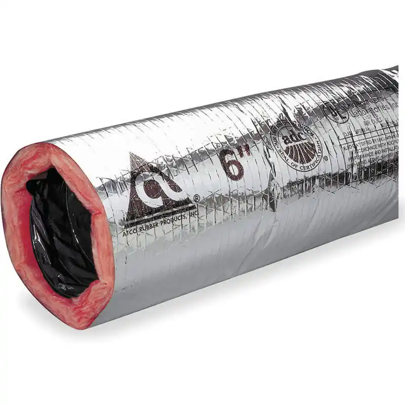 Atco Rubber Products 13602504 Greenguard Insulated Flex Duct 4in x 25ft