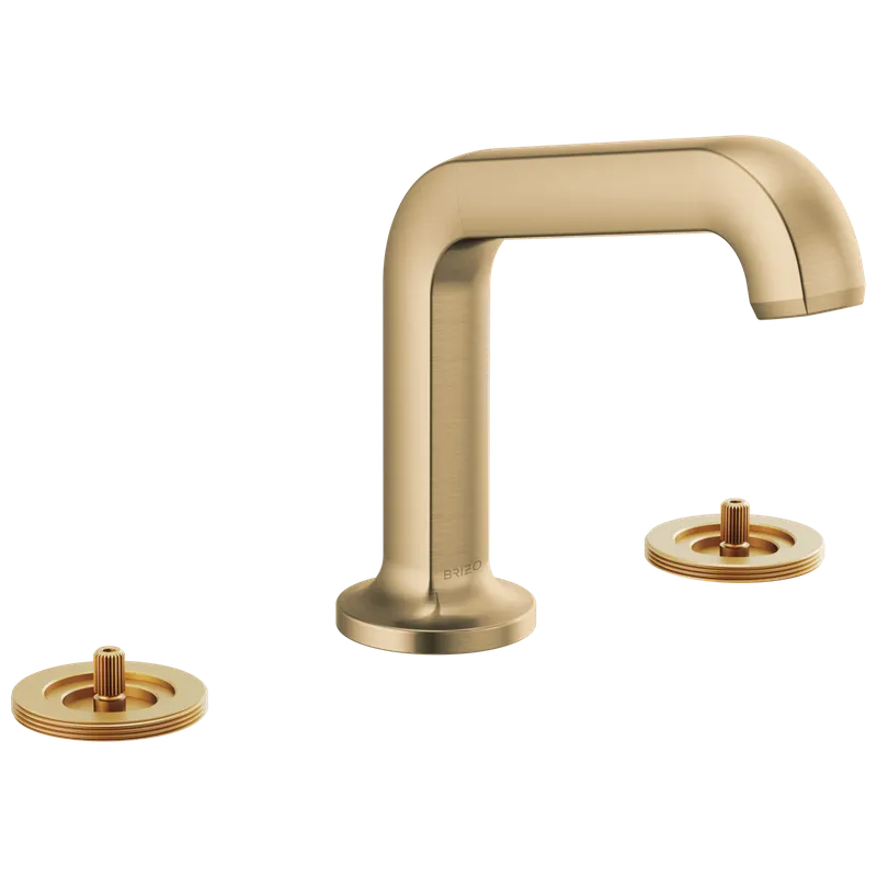 BRIZO 65307LF-GLLHP Kintsu Widespread Lavatory Faucet with Angled Spout - Less Handles