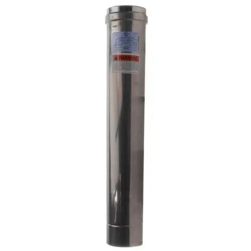 AO SMITH 100112404 Straight Vent Pipe 4 inches x 24 inches