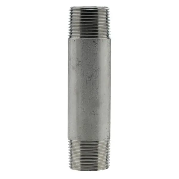 BOSHART SS304N-0740 Pipe Nipple 3/4 in x 4 in