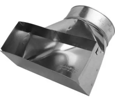 Gray Metal South 18X10-123SD 18 x 10 in. Slide/Drive 26 gauge Sheet Metal Longway 45-degree Flat Trunk Duct Elbow