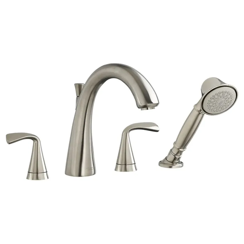 American T186901.295 Fluent Deck Mounted Roman Tub Filler with Built-In Diverter