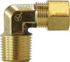 MIDLAND INDUSTRIES 700069-1008 Lead Free Compression Fitting 5/8 inches Tube OD x 1/2 inches Male Pipe 90 Degree Elbow REPLACEMENT MPN