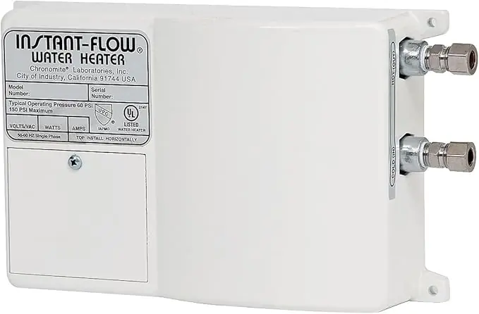 Chronomite SR-20L/240 SR Series Instant-Flow Low Flow Tankless Water Heater