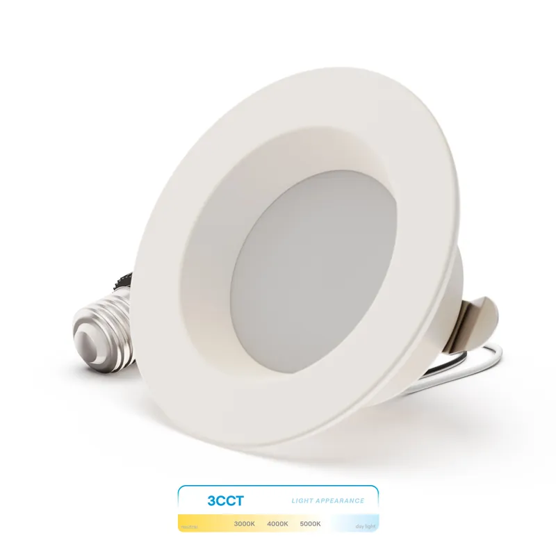 Infibrite IB-005-7-9W-WH 4 In. 3CCT Selectable Retrofit LED