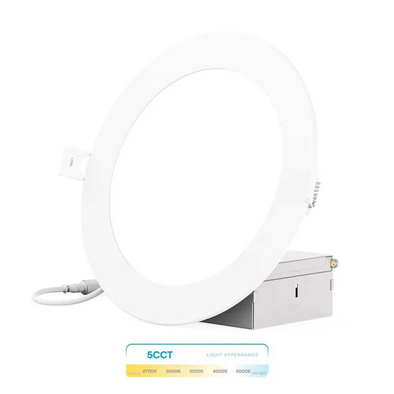 INFIBRITE IB-002-8-12W-WH 6 In 5CCT 12W Slim LED Light Kit