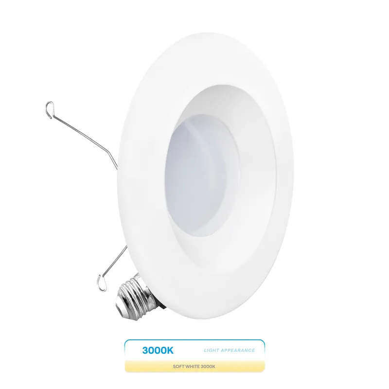 Infibrite IB-006-3-12W-WH 6 In. Retrofit 3000K LED Light