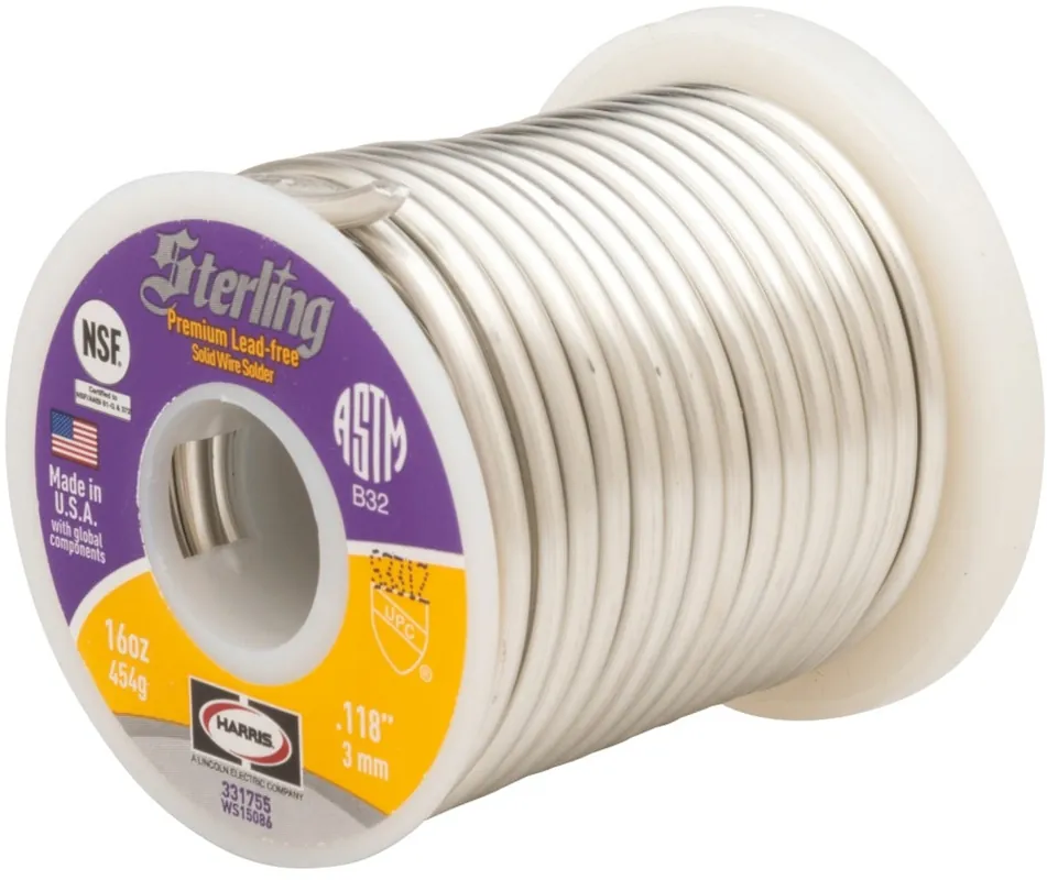 SOLDERS 331755 Harris Solder Wire 1 lb