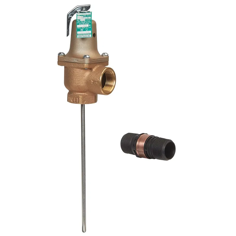 WATTS F121456 Lead Free Automatic Reseating Temperature and Pressure Relief Valve