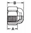 MUELLER INDUSTRIES A04951 Flare Fittings 45 Degrees Flare Seal Cap