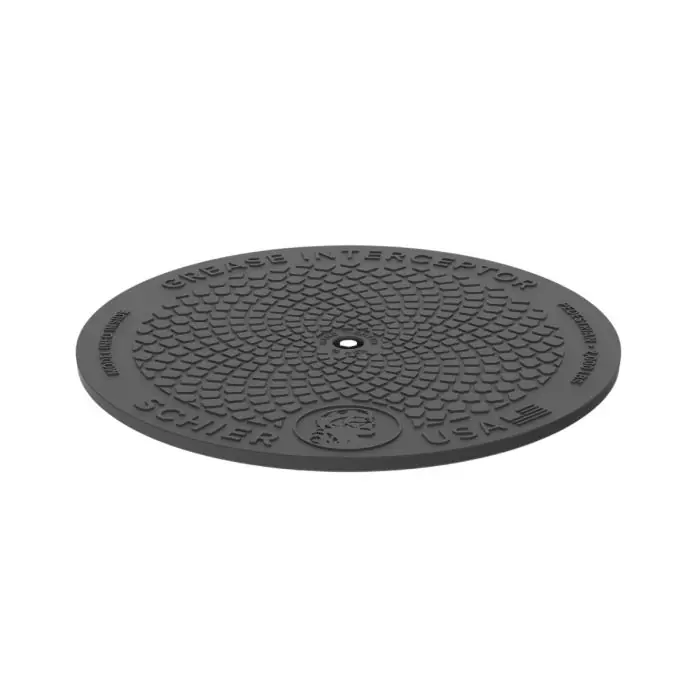 Schier 8045-000-01 Pedestrian Rated 24 Inches Bolted Polypropylene Cover