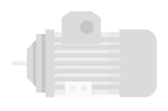General Electric V4418 Pump Motor 60 HP