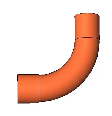 Mueller Industries W2809 Streamline 90 Degree Elbow Long Radius Street FTG x C