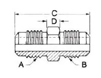 MUELLER INDUSTRIES A00329 Flare Fittings - Connectors - Union Flare to Flare