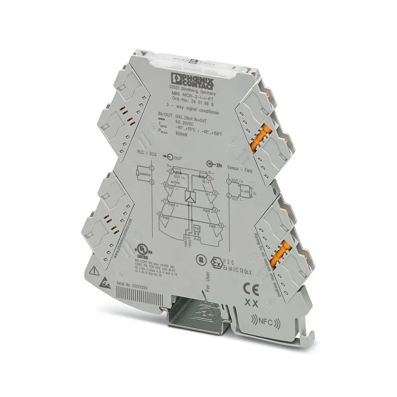 Phoenix Contact 2901999 Mini MCR-2-I-I-PT Input Signal Conditioner