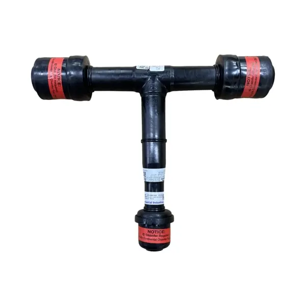 WAL-RICH 2883054 Con-Stab Reducing Tee 2 Inches X 1 1/4 Inches SDR-11