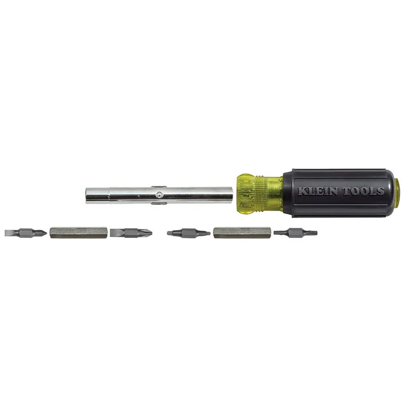 Klein Tools 32500-VAC Multi-Bit Screwdriver / Nut Driver 11-in-1