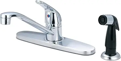 Olympia Faucets K-4161 Elite Single Handle Kitchen Faucet 1.5 GPM