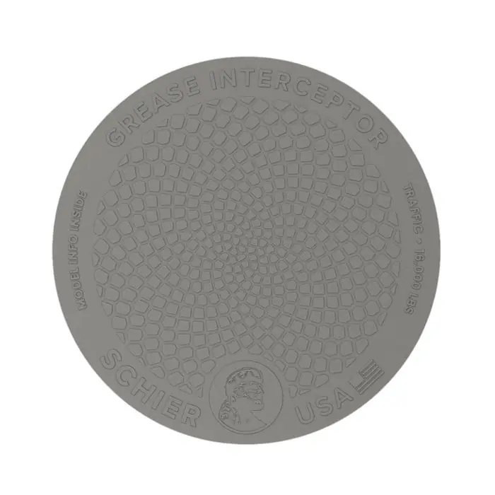 Schier 8044-000-01 Traffic Rated 24 Inches Cast Iron Cover