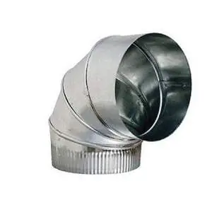 SpacePak 45AC-SM9-EL90 90 Elbow 9 inches Plenum Duct Smart Seal