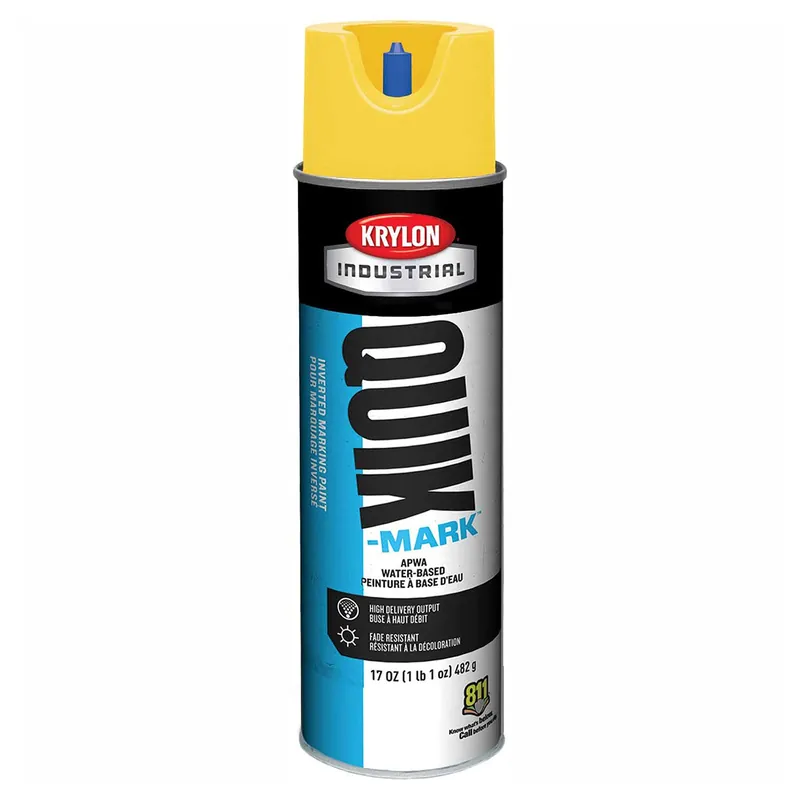 Krylon S03801 Quik-Mark Wb Inverted Marking Paint 17 oz. Aerosol Can