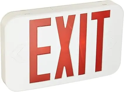 Amazon Com EXREGELM6 Contractor Select LED Backup Battery Exit Emergency Sign