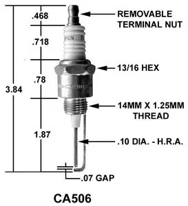Crown Engineering Corp F-121508 CA506 Replacement Industrial Igniter for I-31-1 / F-121508