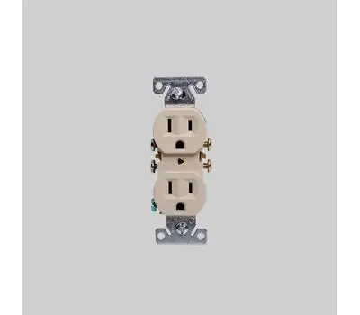 DIVERSITECH 620-705 NEMA 5-15R 15 Amp 125V Residential Grade Duplex Receptacle