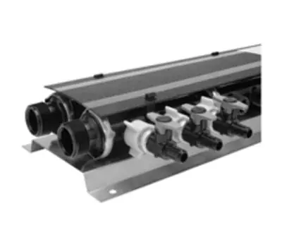 Radient Technology QPPM20-3 Quick Port Manifold 1 in. MPT x 1 in. MPT x 1/2 in. MPT