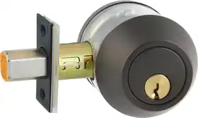 SCHLAGE DB2000-SCT-613-KDC Grade 2 Deadbolt Single Cylinder Keyed Different