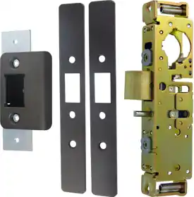 ADAMS RITE 4900-36-201-313 Backset Deadlatch Heavy Duty 1-1/8 Inches