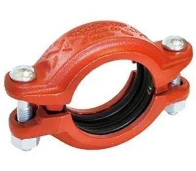 Gravlok Anvil Intrnl 0390010023 SlideLok 2-1/2 in. Orange Ductile Iron Rigid Coupling