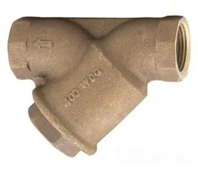 Watts 0124005 1 1/2 in. Threaded Copper Silicon Wye Strainer, Lead Free