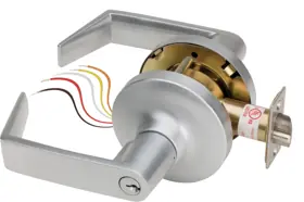 SECURITY DOOR CONTROLS Z7252-E-Q Electrified Cylindrical Lockset Dual Voltage